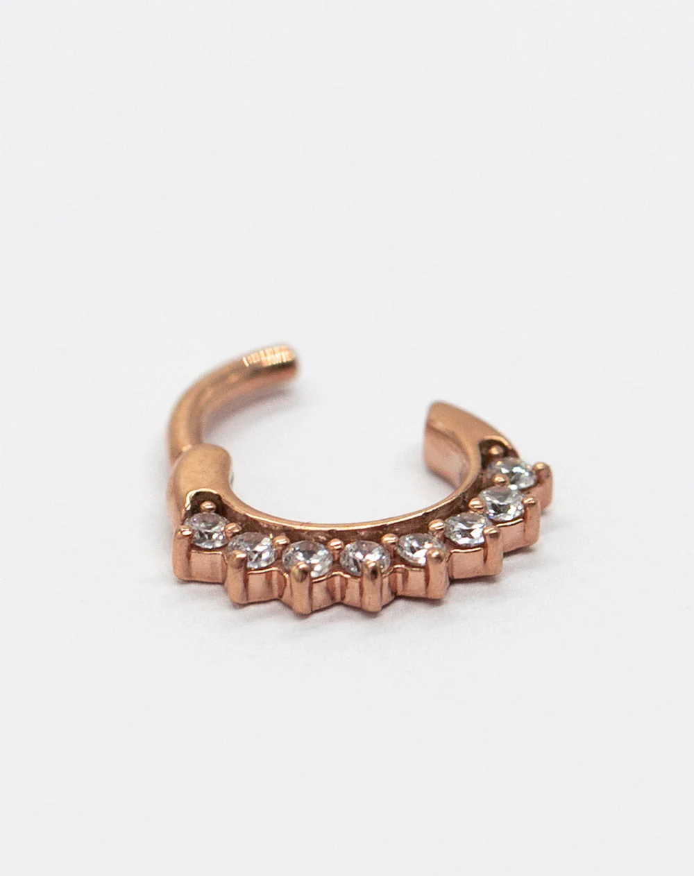 16 Gauge | 6mm Gold And Sassy Septum Clicker - Image 5