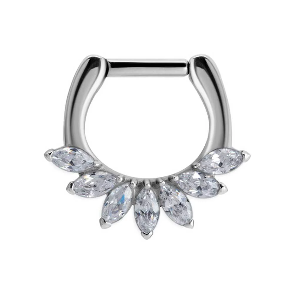 16 Gauge | Marquise Septum Clicker [6mm]