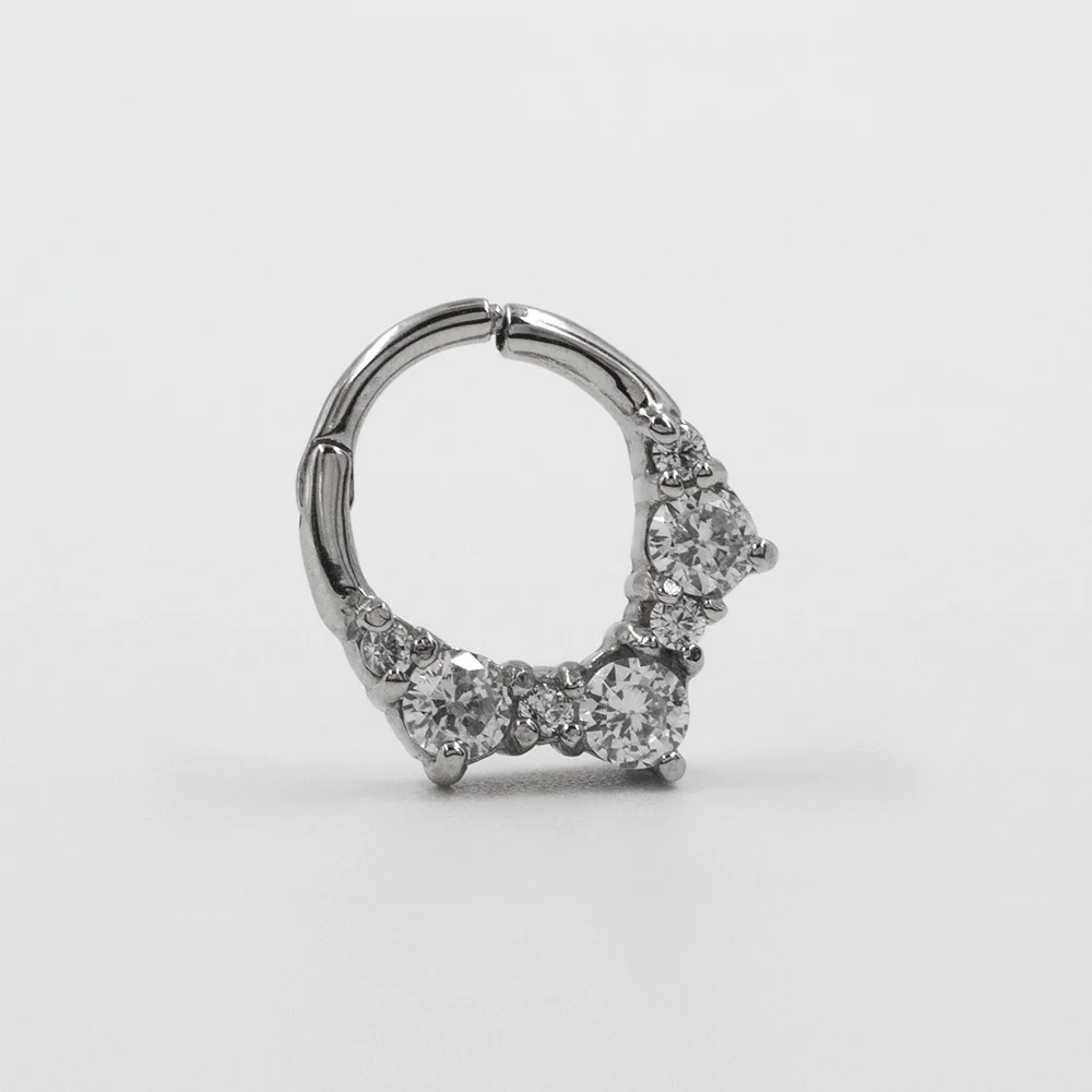 16 Gauge | 8mm 7 Cz Hinged Septum Clicker