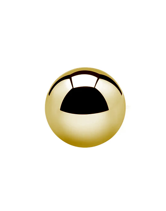16g Gold Surgical Steel Threaded Ball
