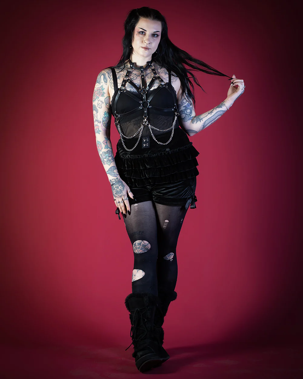 Sweet Vengeance 'Chain Breaker' Bra Harness