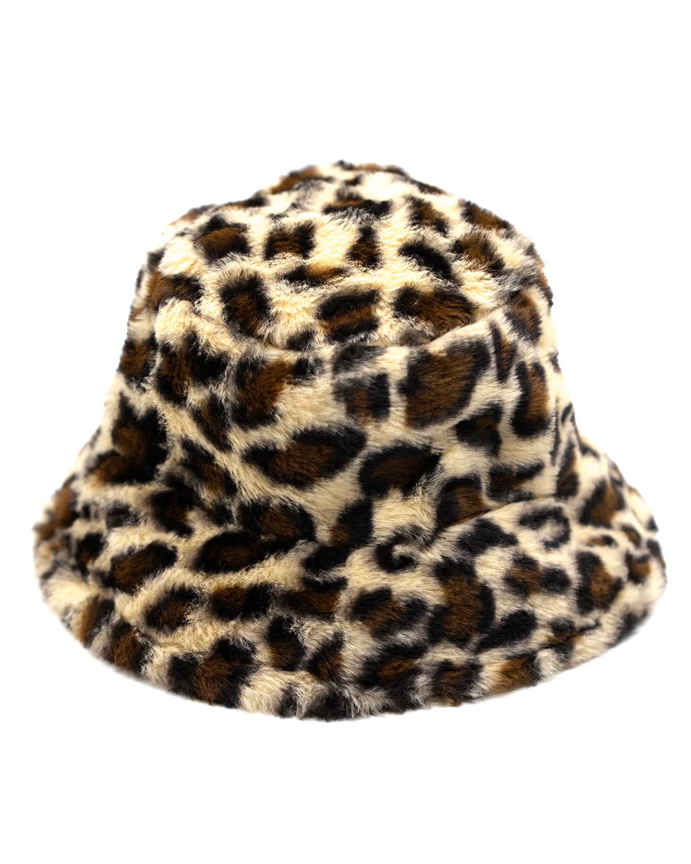 Sweet Vengeance Fluffy Leopard Bucket Hat - Image 2