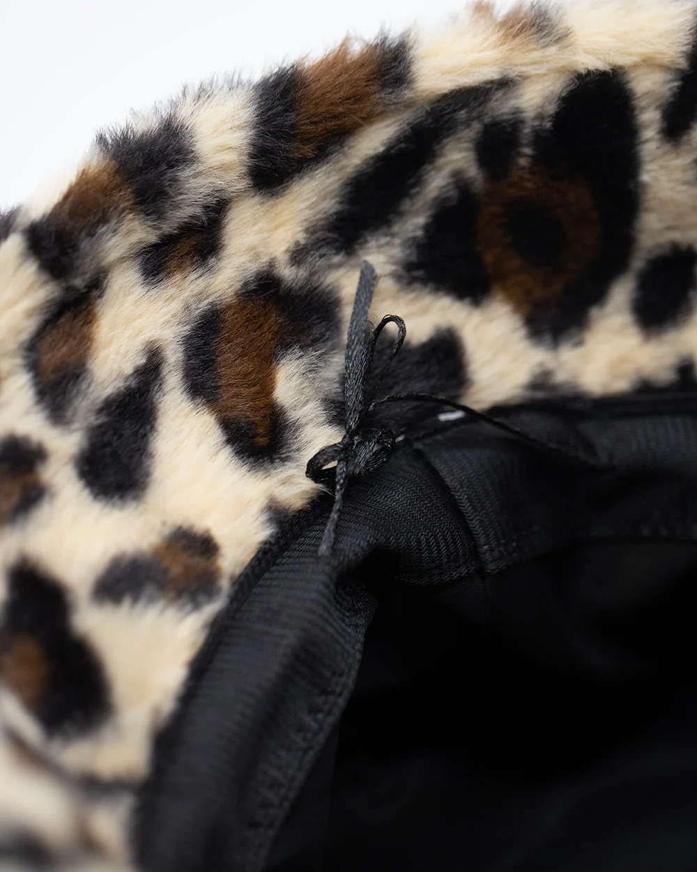 Sweet Vengeance Fluffy Leopard Bucket Hat - Image 4