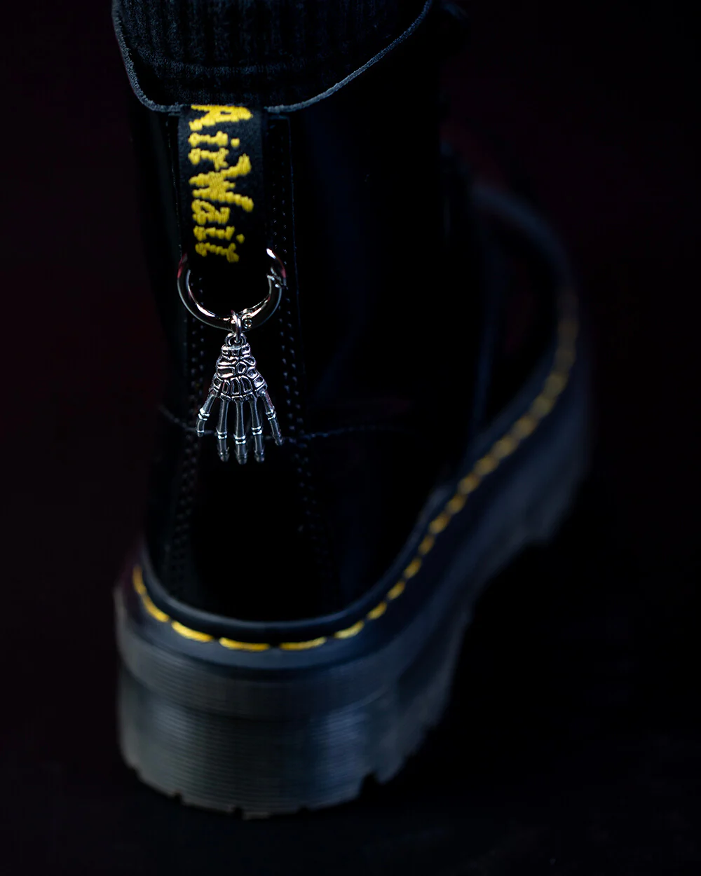 Sweet Vengeance Skeleton Hand Boot Charm
