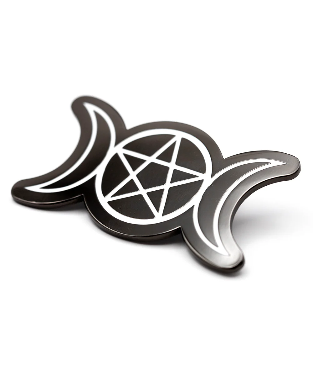 Triple Moon Pentacle Enamel Pin - Image 3