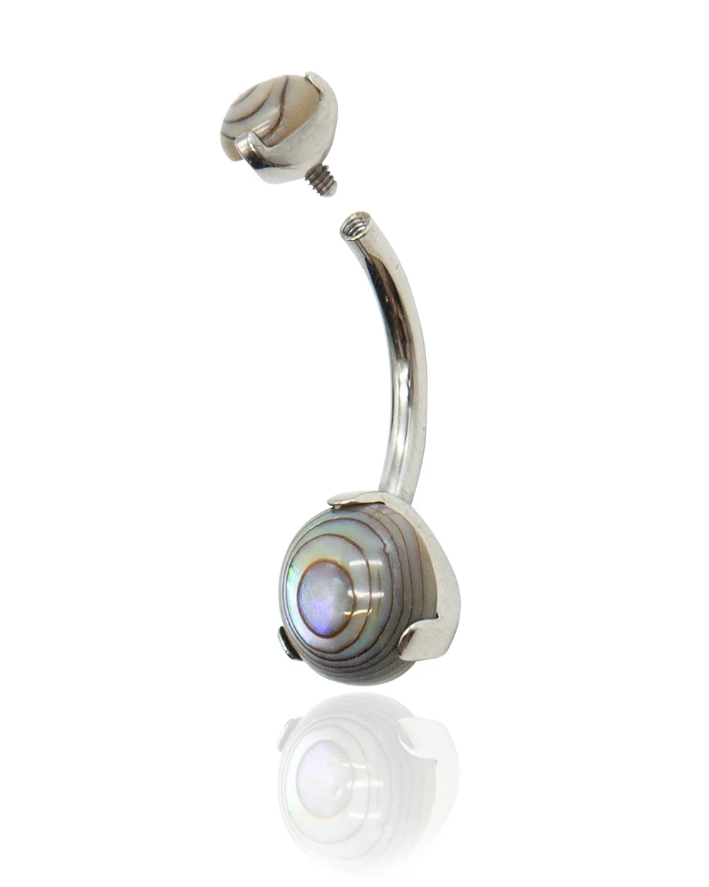 Abalone Shell Navel Bar - Image 4