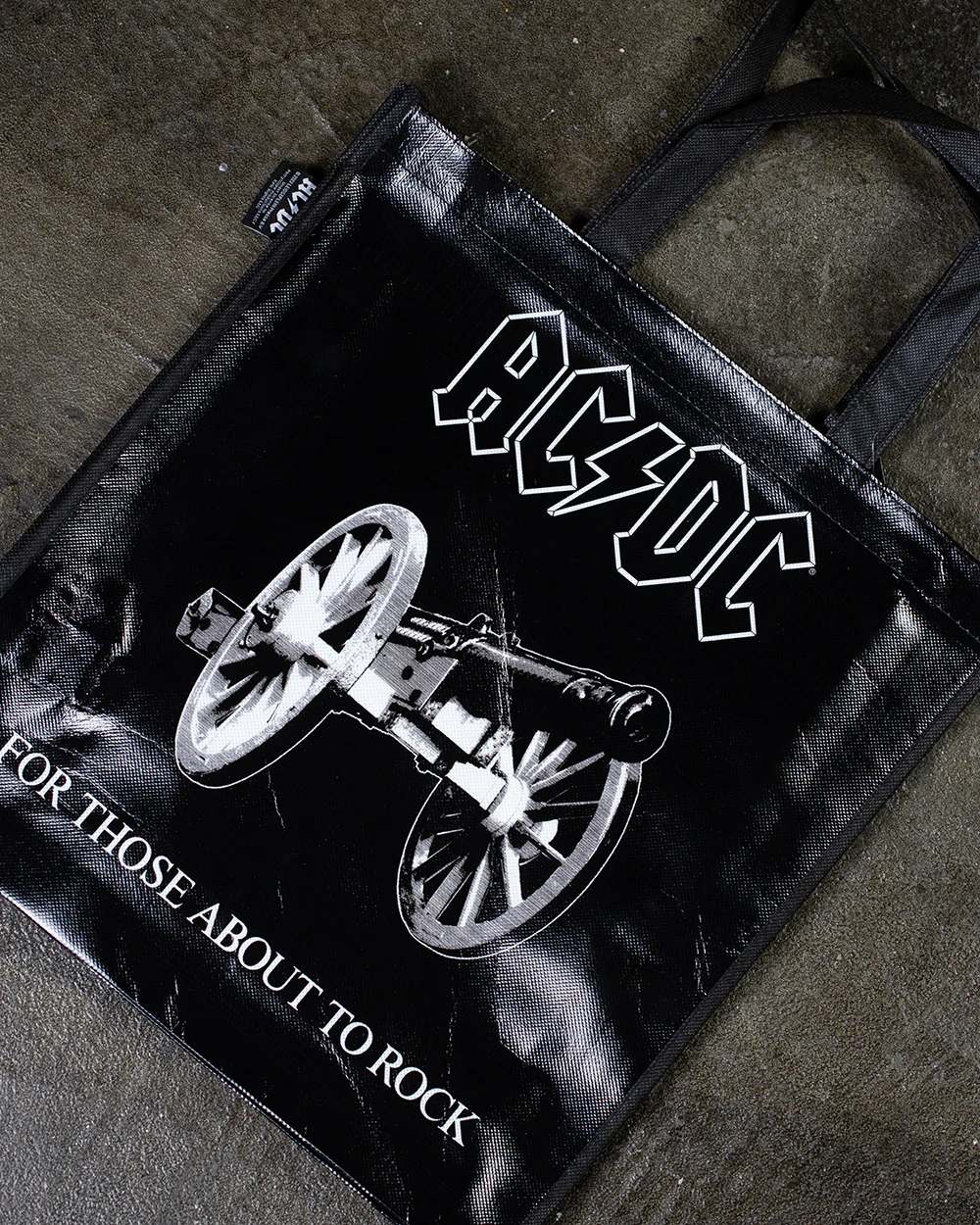 AC/DC Black Tote Bag (Licensed Merchandise) - Image 3