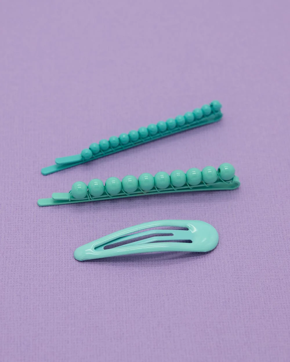 Baby Blue 3 Pack Clips - Image 3