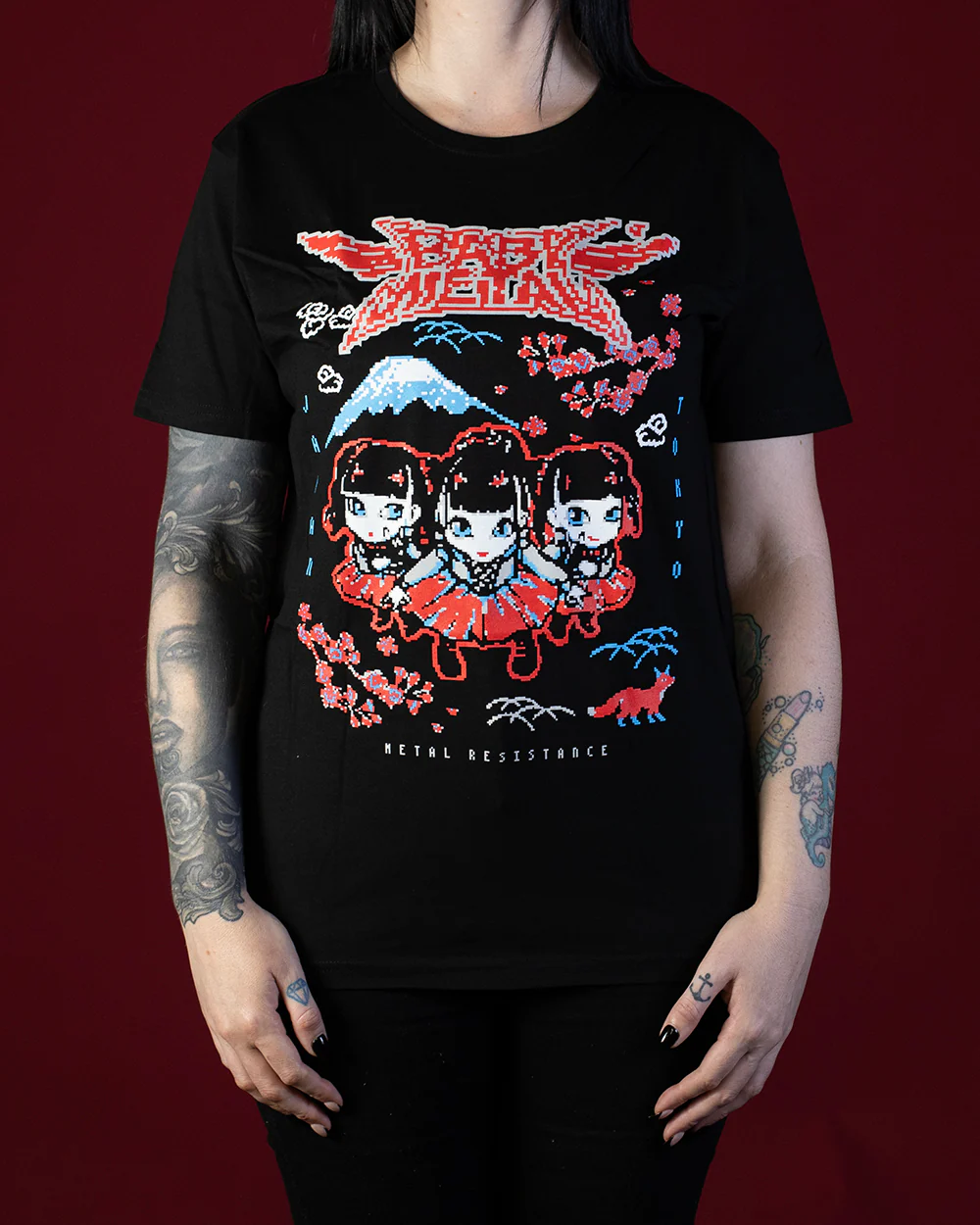 TSHIRT - BABY METAL PIXEL TOKYO BLACK - Image 2