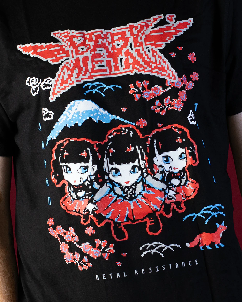 TSHIRT - BABY METAL PIXEL TOKYO BLACK - Image 3