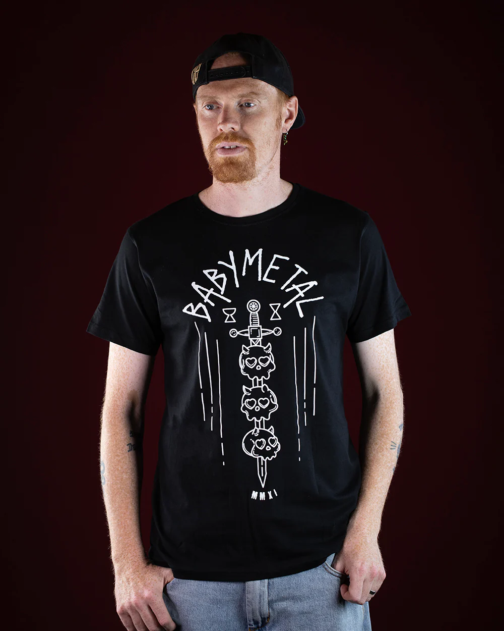 Babymetal Skull Sword Black T-Shirt (Licensed Merchandise) - Image 6