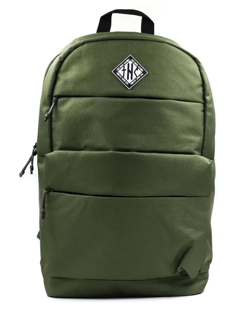 Backpack - 3 Pocket Army Green Thc - Image 2