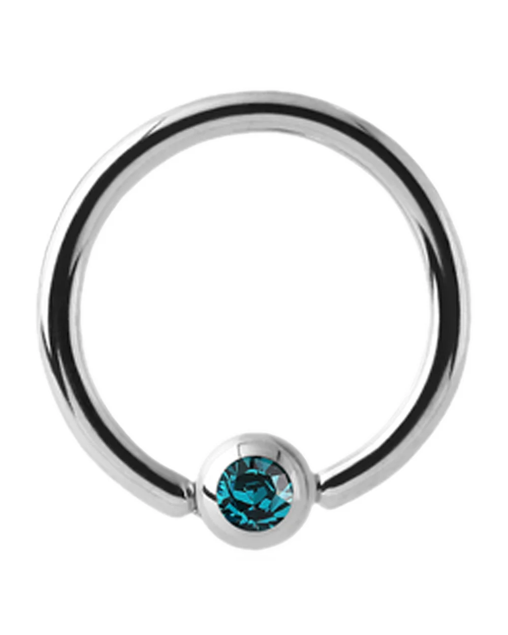 Jewelled Ball Captive Ring - 16G - Image 6