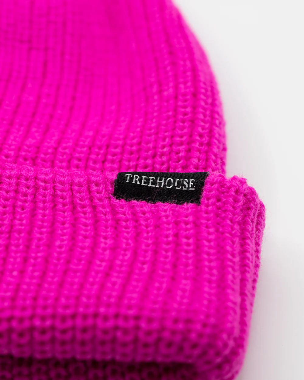 Treehouse Fisherman Deep Fit Beanie - Hot Pink - Image 2