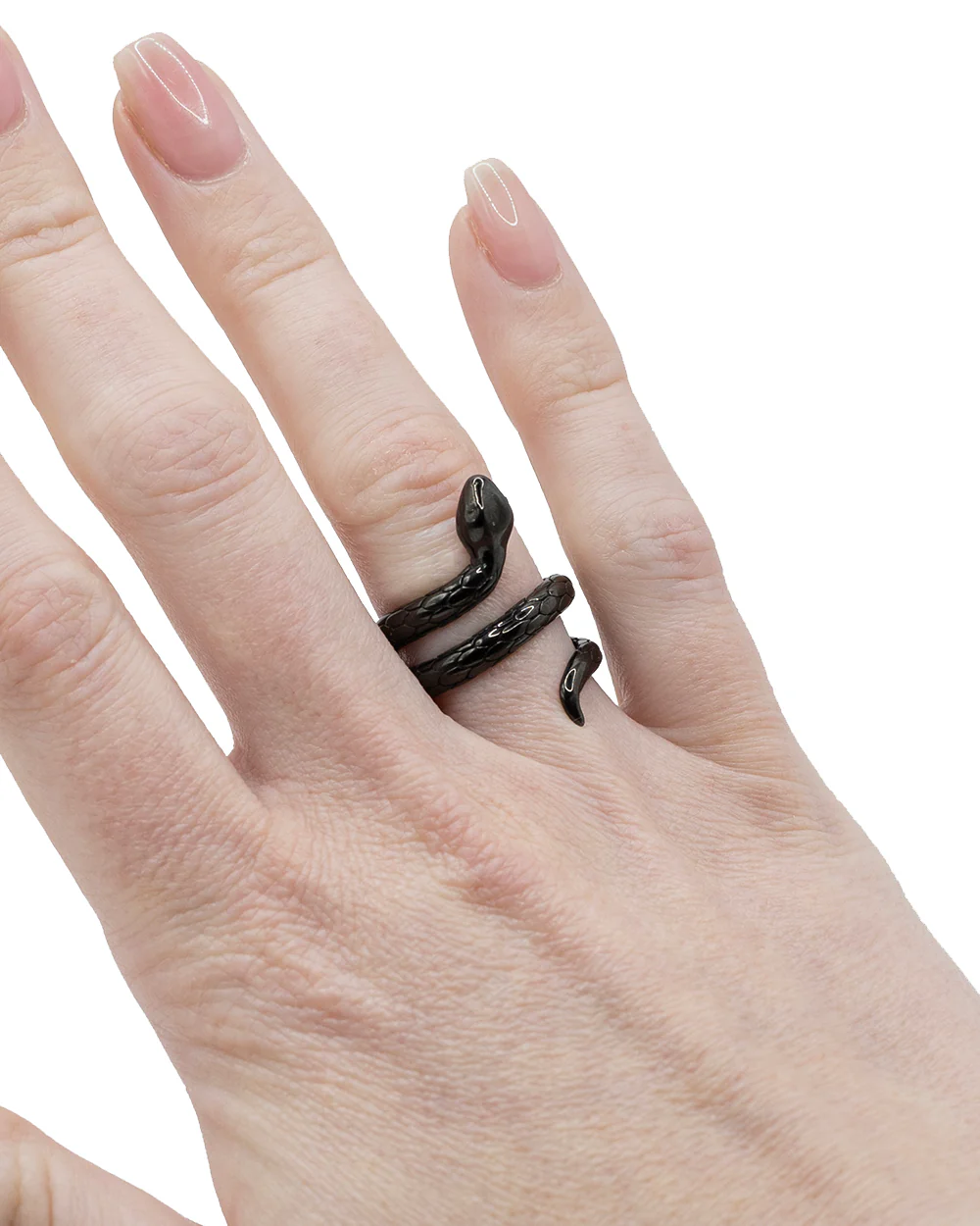 Black Snake Ring Jewellery - Image 2