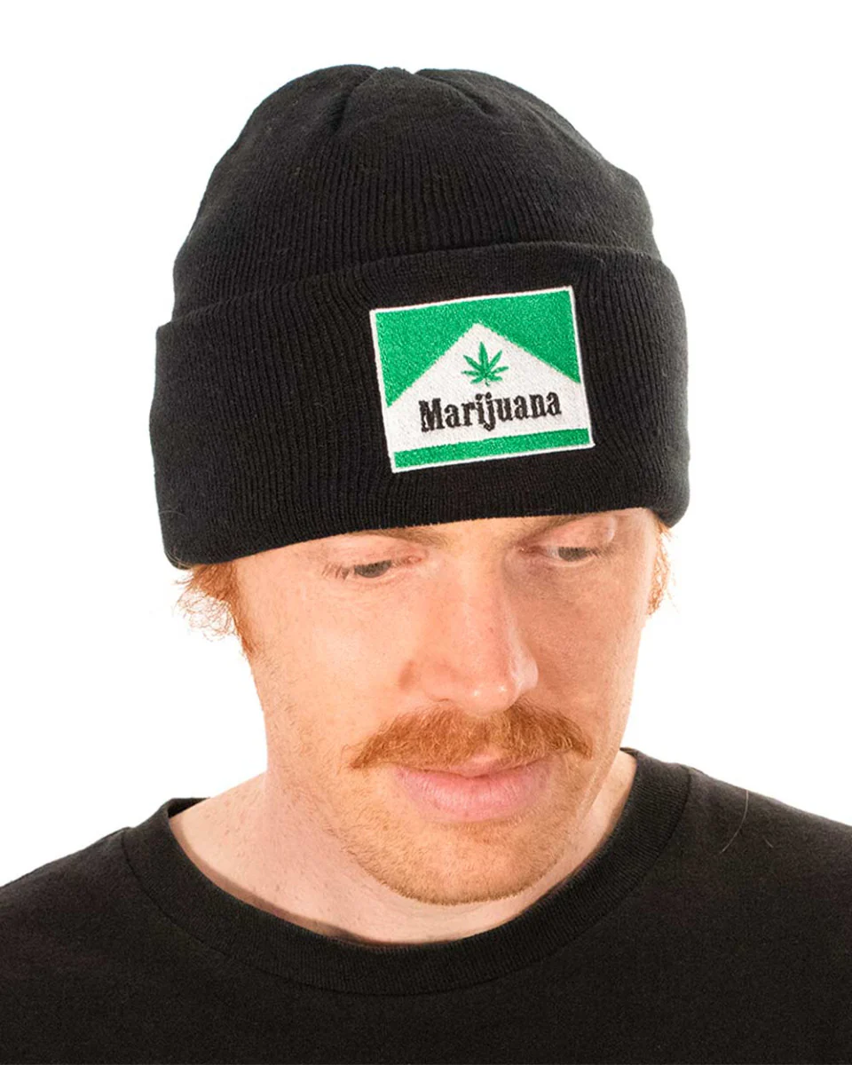 Black Weed Beanie - Image 4