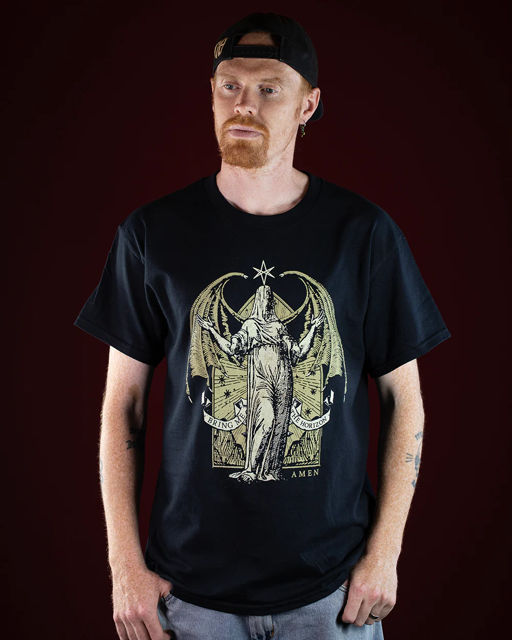 Bring Me The Horizon Angel Amen T-Shirt (Licensed Merchandise) - Image 3