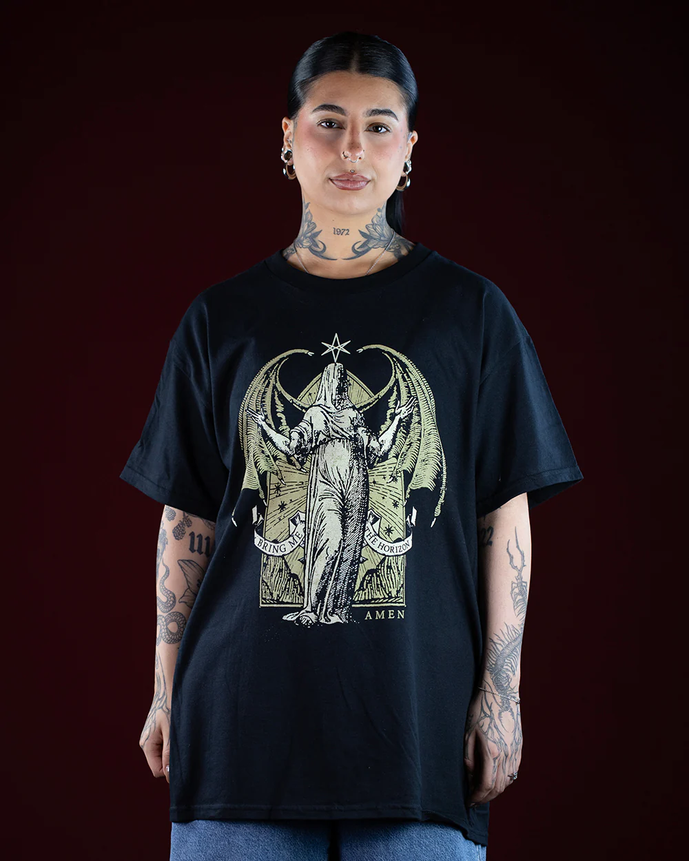 Bring Me The Horizon Angel Amen T-Shirt (Licensed Merchandise) - Image 4