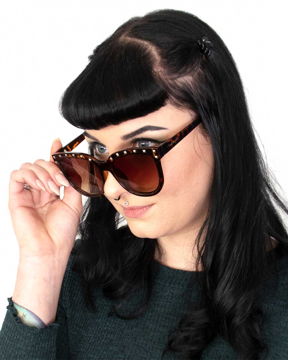 Brown Studded Sunnies - Image 4