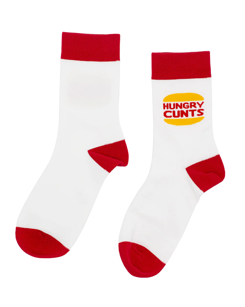 CREW SOCKS - HUNGRY C**TS HIGHLINES WHITE - Image 2