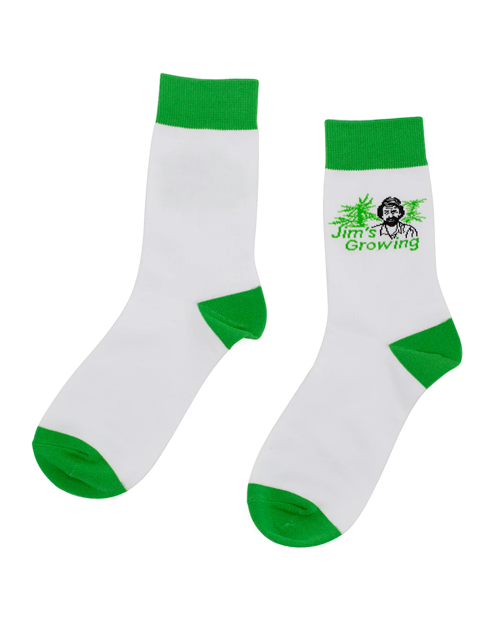 Crew Socks - Jims Growing Highlines White - Image 2