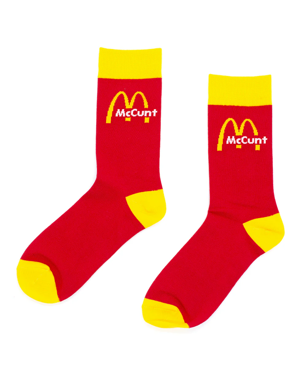 CREW SOCKS - McC**T HIGHLINES RED / YELLOW - Image 2