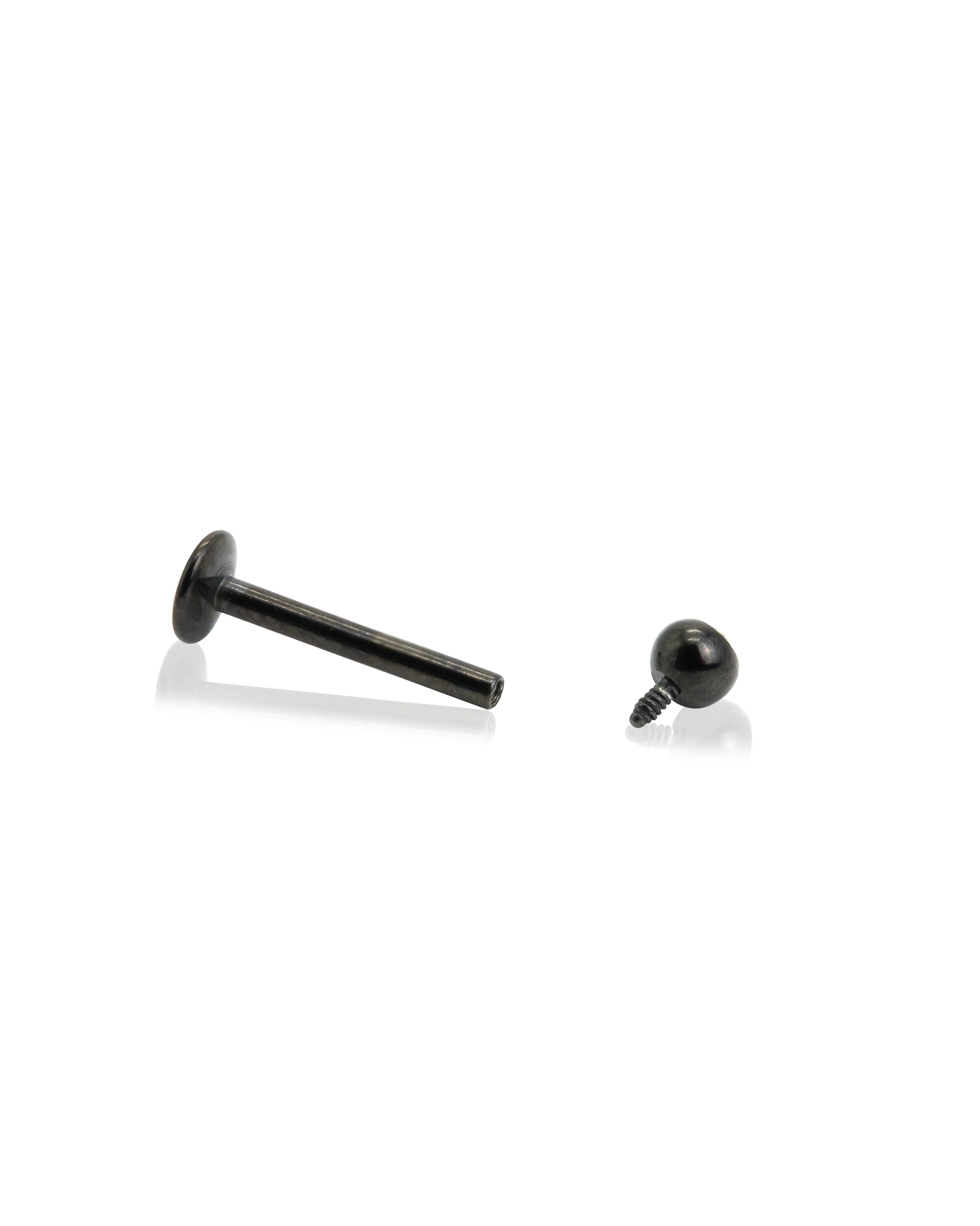 Darkness Bejewelled Surgical Steel Labret Bar - Image 3
