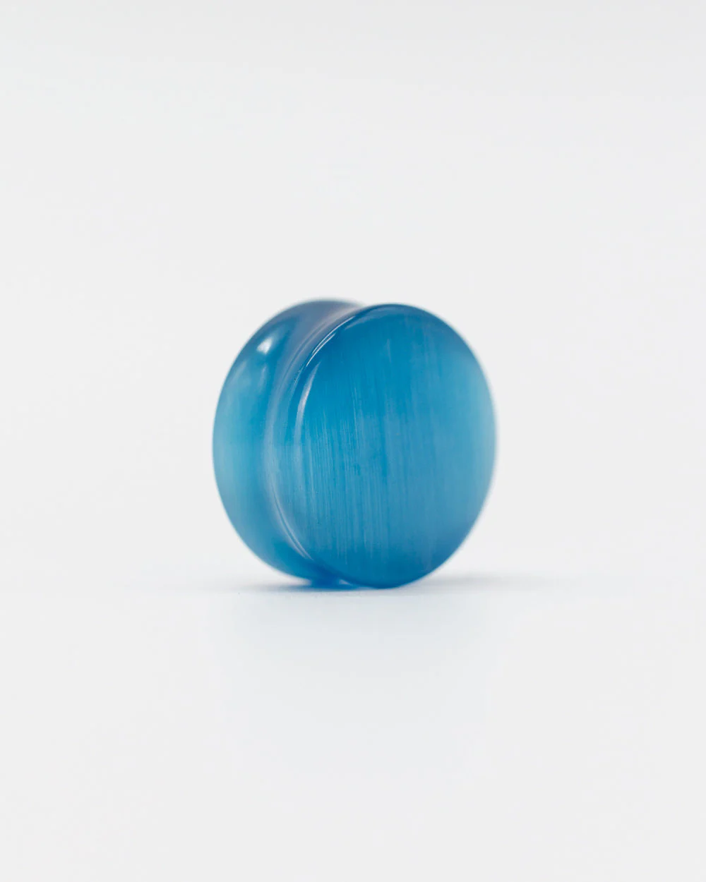 Double Flare Plug - Blue Cats Eye - Image 2