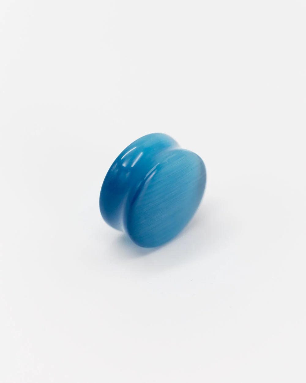 Double Flare Plug - Blue Cats Eye - Image 3