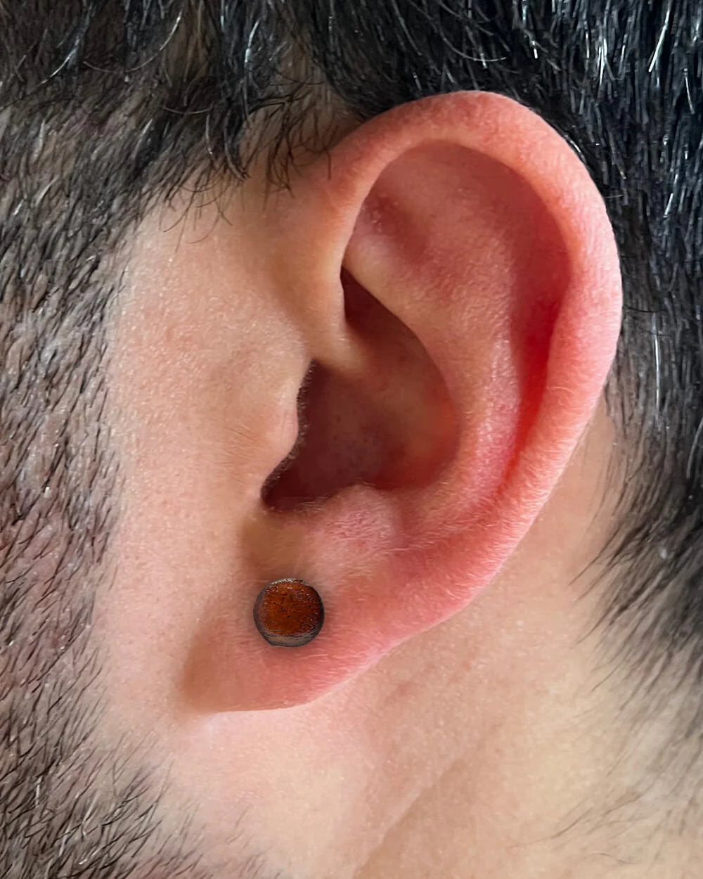 Rose Wood Wooden Fake Plugs - Image 2