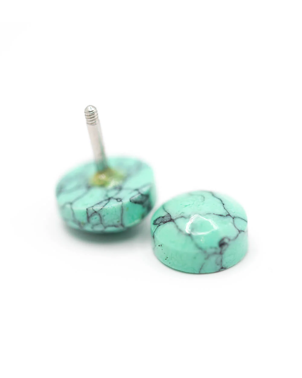 Turquoise Stone Fake Plugs - Image 3