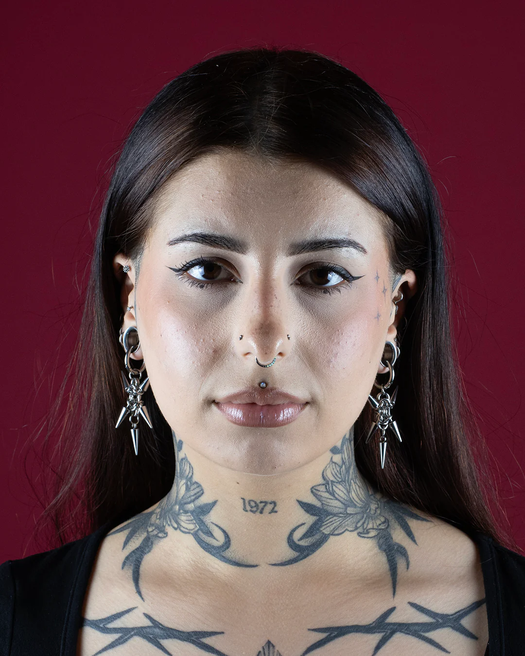 Five Talon Chainmaille Spike Earrings - Image 5