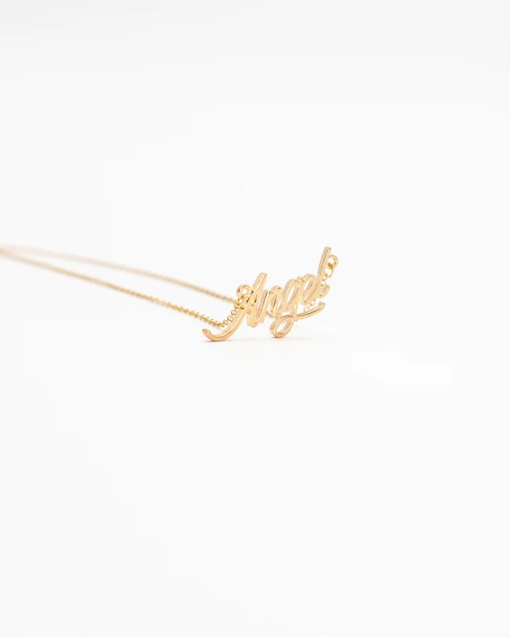 Gold Angel Necklace - Image 3