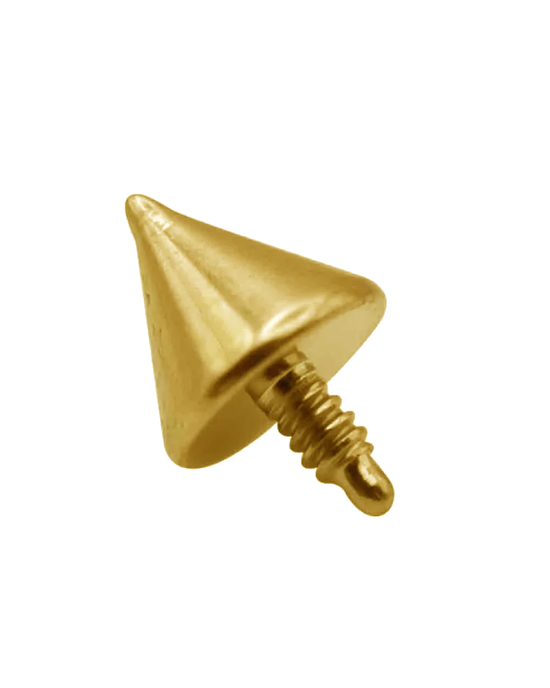 Gold pvd Titanium Internal Thread Spike - Image 4