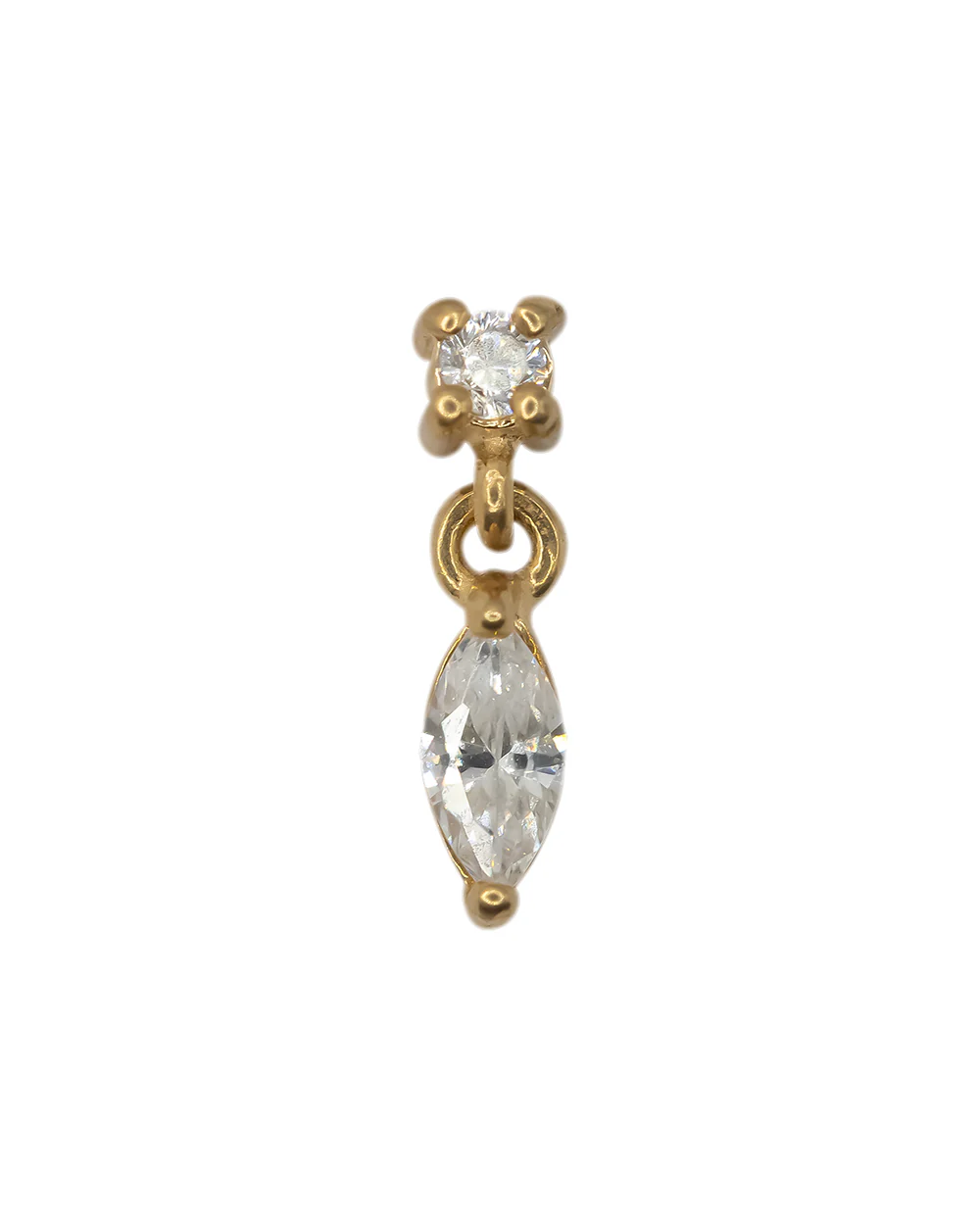 Marquise Diamonte Drop Internally Threaded Attachment - Image 5