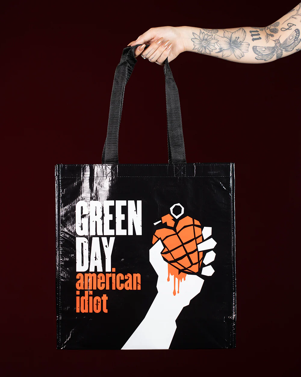 Green Day Black Tote Bag (Licensed Merchandise)