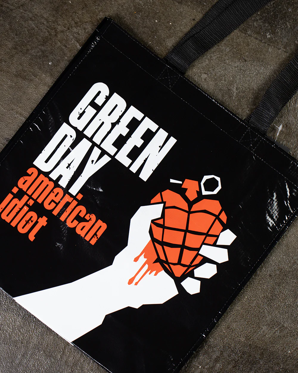 Green Day Black Tote Bag (Licensed Merchandise) - Image 4