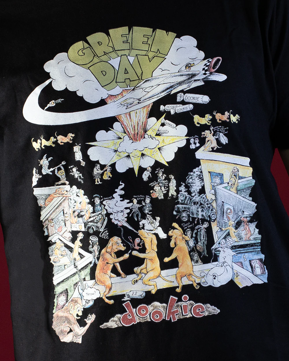 TSHIRT - GREEN DAY DOOKIE TOUR BLACK - Image 3