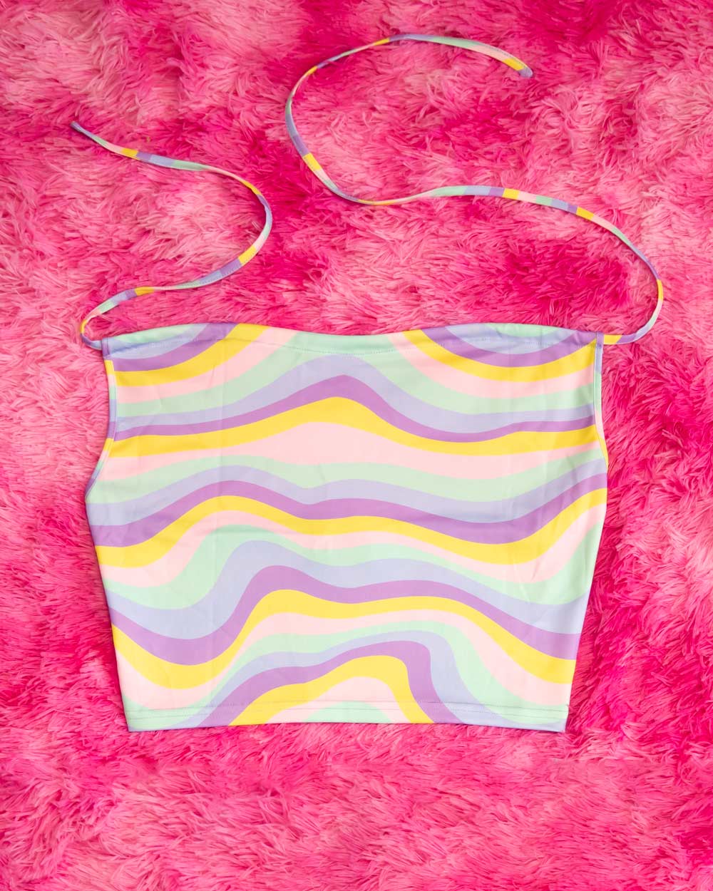 Groovy Warp Halter Top - Image 2
