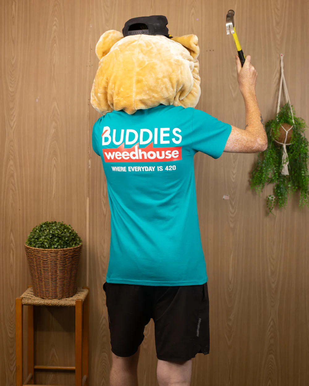 Buddies Weedhouse Green T-Shirt - Image 5