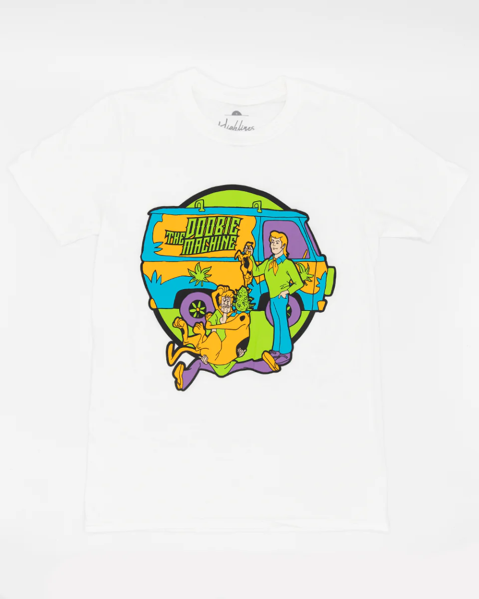 Doobie Machine White T-Shirt - Image 3