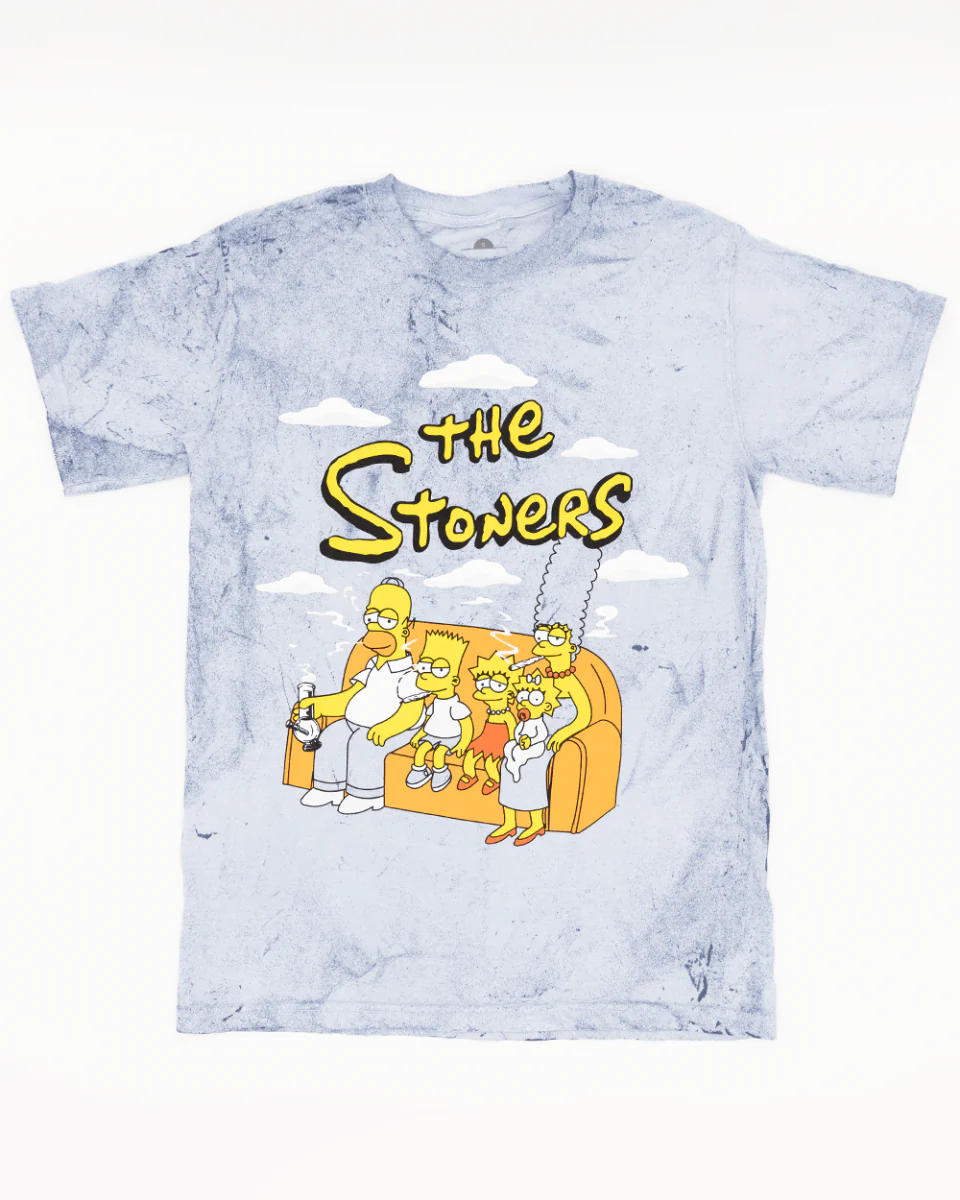 The Stoners Blue Wash T-Shirt - Image 2