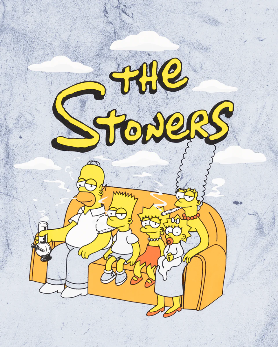 The Stoners Blue Wash T-Shirt - Image 3
