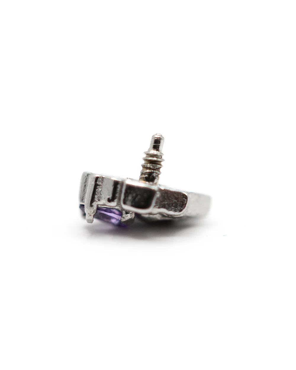 Arachnid Amethyst 16g Internal Thread S/Steel Attachment - Image 3