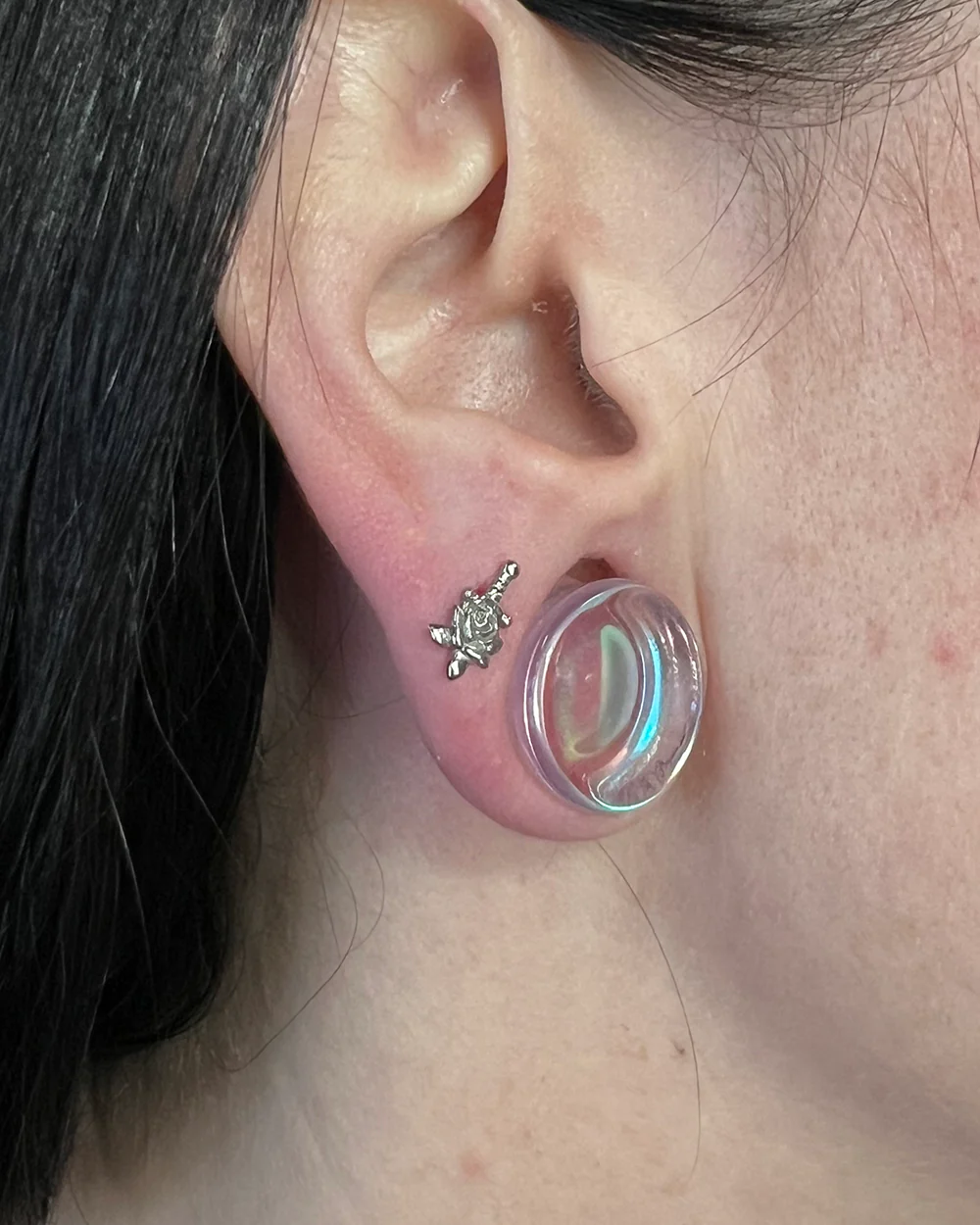Rose & Dagger 16g Internal Thread S/Steel Attachment - Image 2