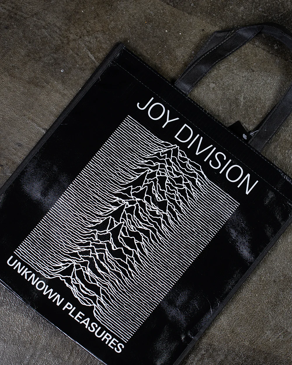 Joy Division Black Tote Bag (Licensed Merchandise) - Image 3