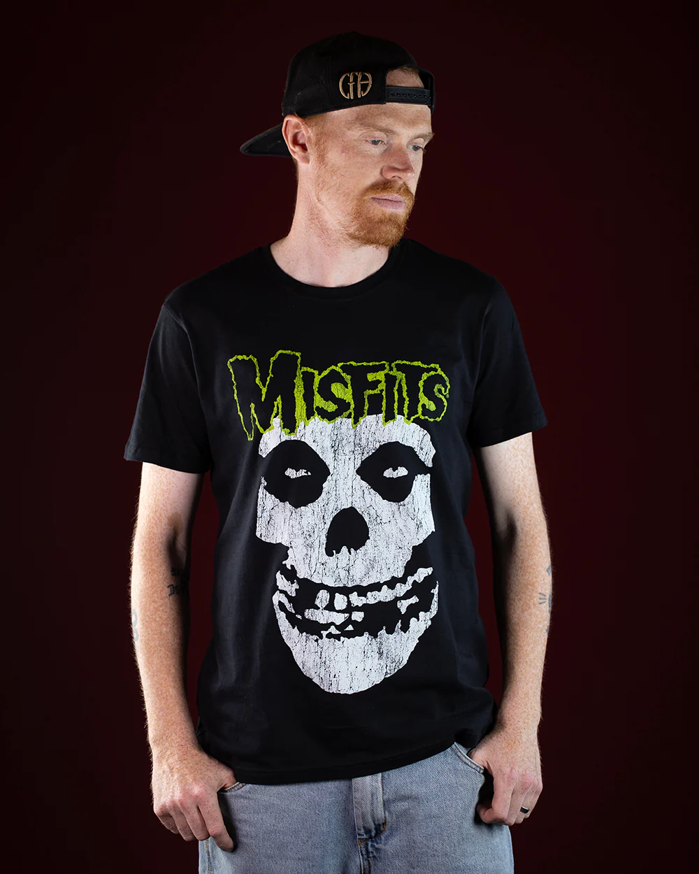 Misfits Classic Vintage Black T-Shirt (Licensed Merchandise) - Image 3