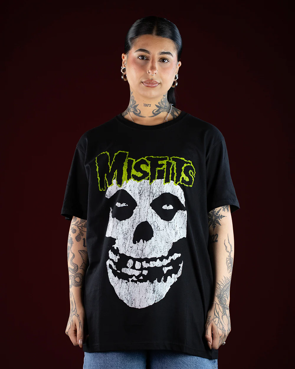 Misfits Classic Vintage Black T-Shirt (Licensed Merchandise) - Image 4