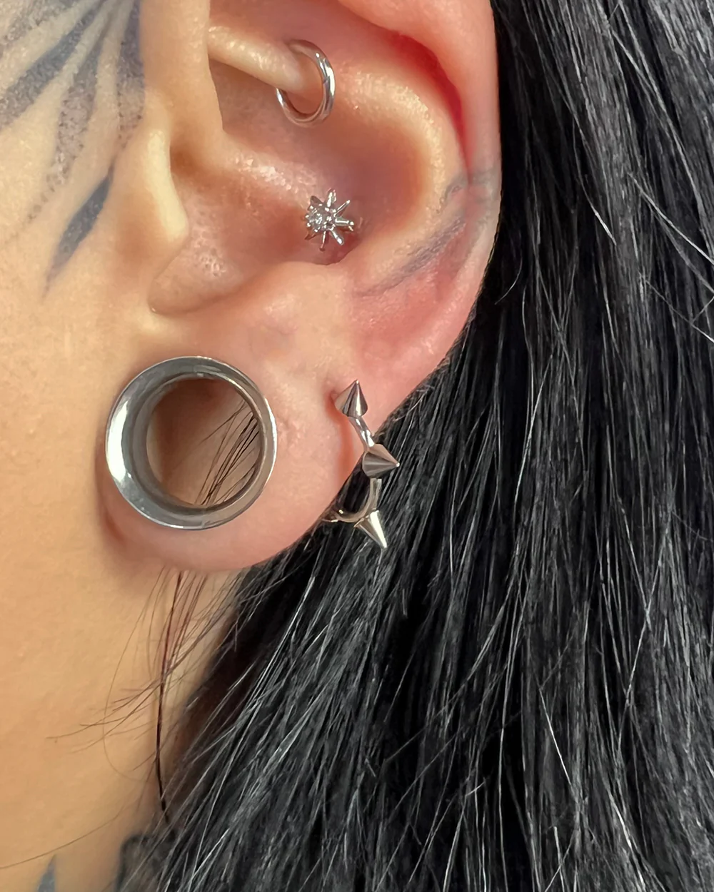 Multi Spike Earring Studs - Image 2