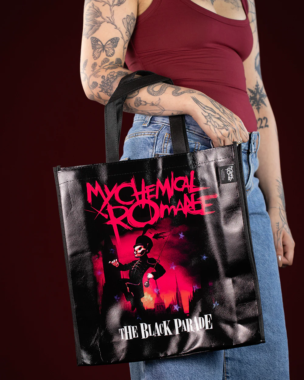 My Chemical Romance Black Tote Bag (Licensed Merchandise) - Image 2